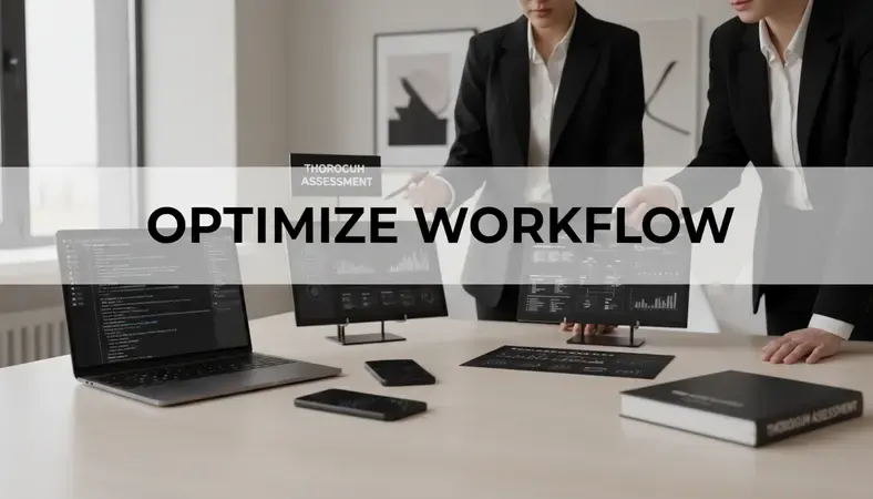 Team meeting discussing warehouse system implementation with charts and planning documents