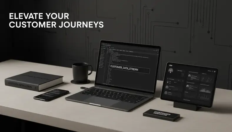 Modern business workspace showing multiple customer communication channels on computer screens