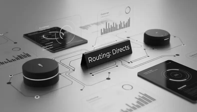 Business analytics dashboard showing customer interaction metrics and charts