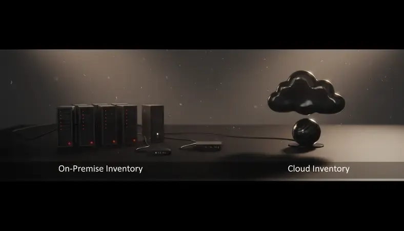 Professional data center with on-premise servers and networking equipment