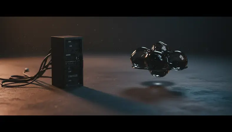 Professional server room with organized racks showing on-premise inventory system hardware setup