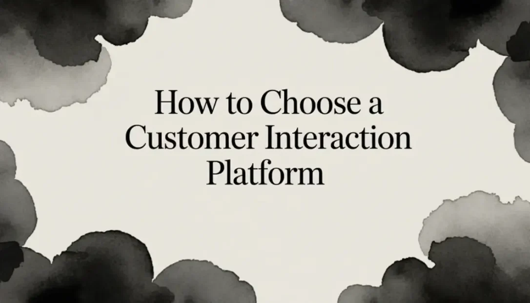 customer interaction management platform