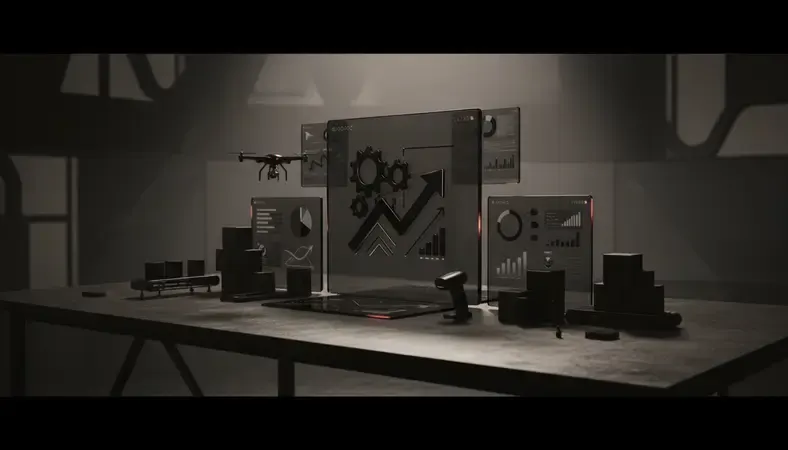 Inventory management dashboard showing key performance indicators and optimization metrics